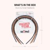 Scunci Effortless Beauty Skinny Plastic Headbands, 4-Count