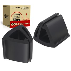 Roykaw Universal Golf Cart Windshield Retaining Clips Compatible with EZGO/Club Car/Yamaha 1’’ × 1’’ Square Tube, Golf Cart Windshield Top Grip, 2 PCS, OEM# 102005801