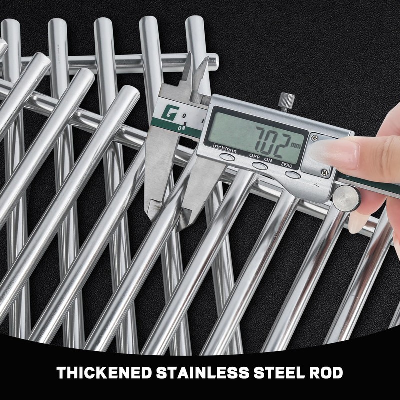 SUS304 7MM Stainless Steel Grill Grates for Ninja FlexFlame PG300