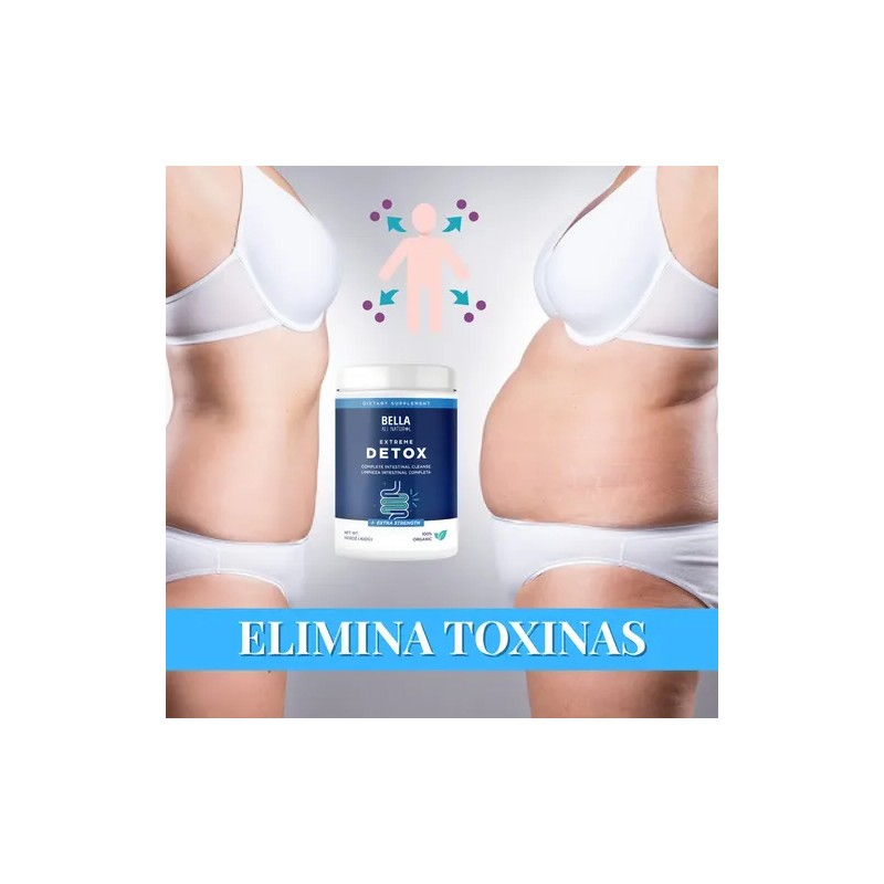 Suplemento Herbal Extreme Detox Intestinal de Bella All Natural con