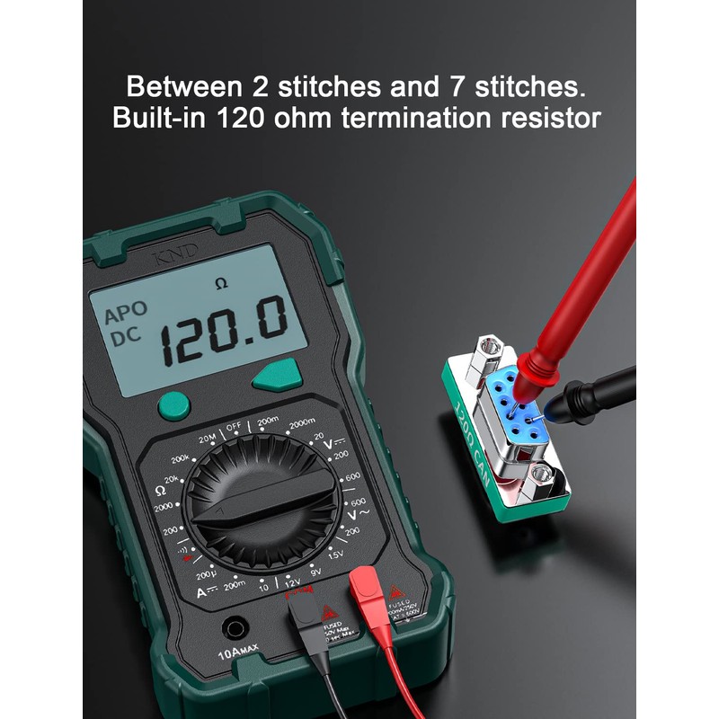 JUXINICE CAN DB9 Adapter Built in 120 ohm Resistor, CAN