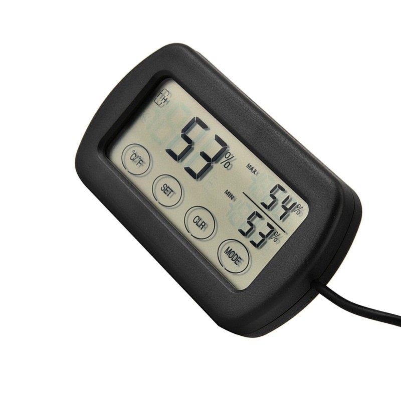 LCD Display Egg Incubator Reptile Tank Digital Thermometer Hygrometer