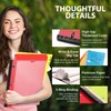 WOT I All-in-one Telescoping Binder Notebook, Refillable 3 Ring Binder
