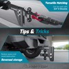CROSSHIP Adjustable Trailer Hitch - Fits 2'' Receiver, 6'' Drop/Rise