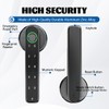 bijialock Fingerprint Door Lock,Touchscreen Biometric Door Lock, with Passcode keypad