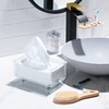 YoBa Thick Acrylic Tissue Box Holder Rectangular Tissue Box Dispenser