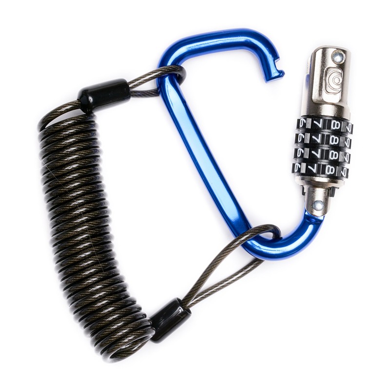 EyezOff 3.5" Carabiner Aluminum Multi Purpose Lock 4-Dial Combination D-Shape