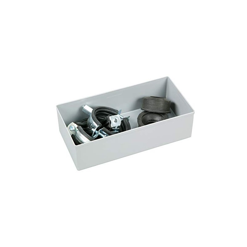 allit 456309 Plastic Box Allit Parts Case for EuroPlus Gray