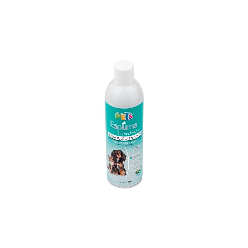 Fancy Pets Espuma P/BAÑO EN SECO Essentials 300 G
