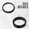 3-Pack Rubber Intake Manifold Gasket Seal Replacement for Harley Motorcycle