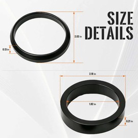 3-Pack Rubber Intake Manifold Gasket Seal Replacement for Harley Motorcycle