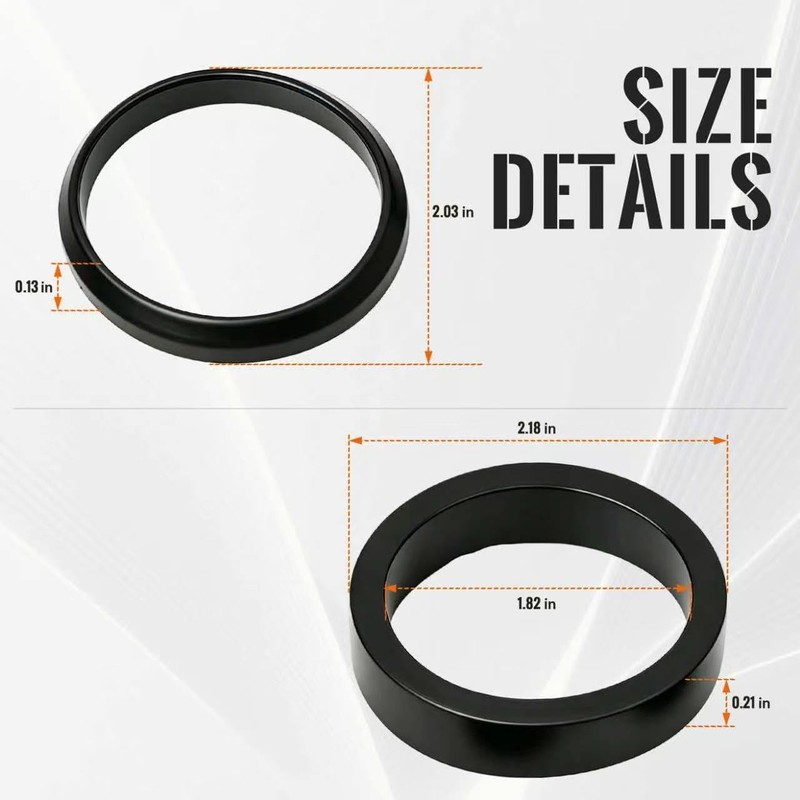 3-Pack Rubber Intake Manifold Gasket Seal Replacement for Harley Motorcycle