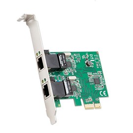 Syba Dual Port Gigabit Ethernet PCI Express 2.1 PCI-E x1 Network Adapter Card (NIC) 10/100/1000 Mbps Card with Realtek RTL8111 Chipset, 2 Port (SD-PEX24041)
