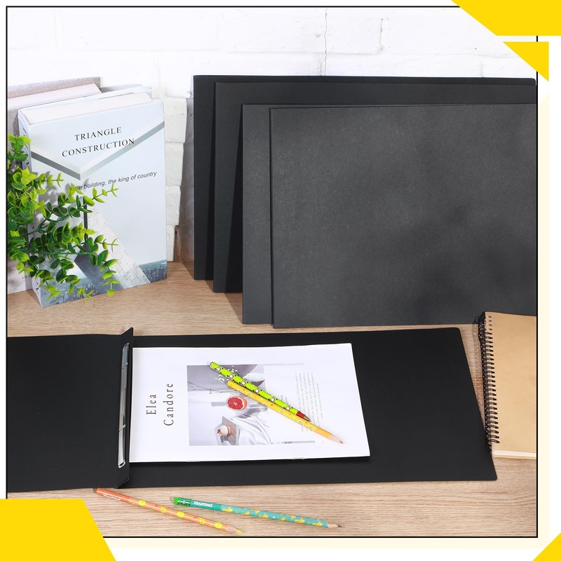 Resurhang 25 Pcs Pressboard Report Cover, 3" Capacity Presentation Binder