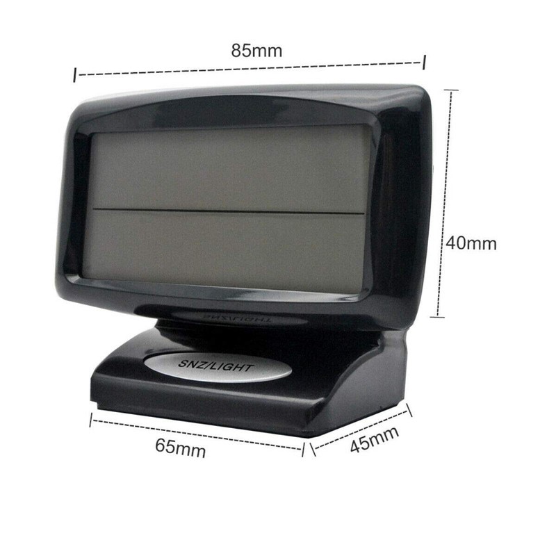 SANWAN Car LCD Digital Temperature Clock 2 in 1 Indoor