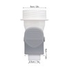 2Pcs Breastmilk Storage Bag Adapter Portable Convenient Use Wide Mouth