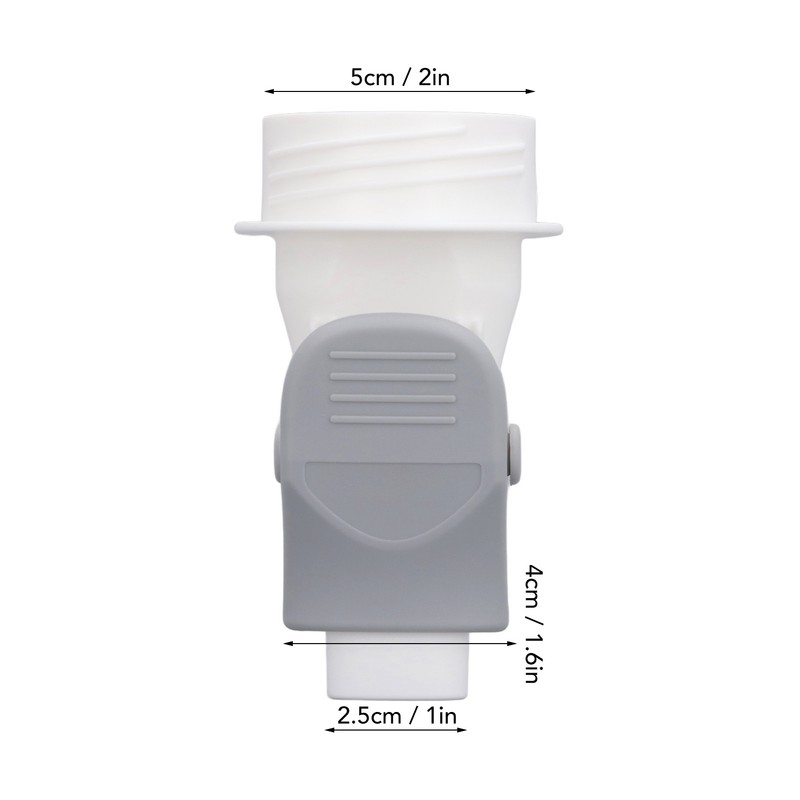 2Pcs Breastmilk Storage Bag Adapter Portable Convenient Use Wide Mouth