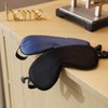 LaCourse 100% Organic Silk Sleep Mask for Sleeping with 4