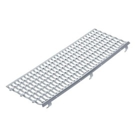 INEFA Leaf Catcher Strips Gutter Leaf Protection NW 100-150 (Diameter 100-160 mm) 100 cm, Pack of 1, Grey Gutter Protection, Gutter Cover, Made in Germany