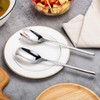 IMEEA&reg; 2-Piece 10inch Heavy Duty 18/10 Stainless Steel Salad Spoon