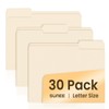 SUNEE File Folders, 30 Pack Manilla Folders 8.5 x 11,