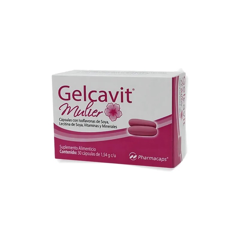 Isoflavonas De Soya Vitaminas Y Minerales C/30 Cap Sabor No