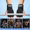 Dokeno Zughilfen Krafttraining, Leder Zughilfen mit Rindsleder Pad für Bodybuilding,