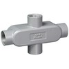 Killark OX 2 X Type Conduit Body, Aluminium, 3/4" Hub,