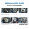AUIMSOCO For 2007-2015 2016 Chevy Silverado 1500 2500HD 3500HD LED