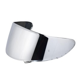 JQF Gear Motorcycle Helmet Visor for X-Fourteen X-Spirit III, RF-1200 and RF-SR Anti-Scratch Visor Shield Lens (Chrome Silver)