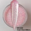 GLOW IN THE DARK Glitter Nail Acrylic Powder 6 Colors
