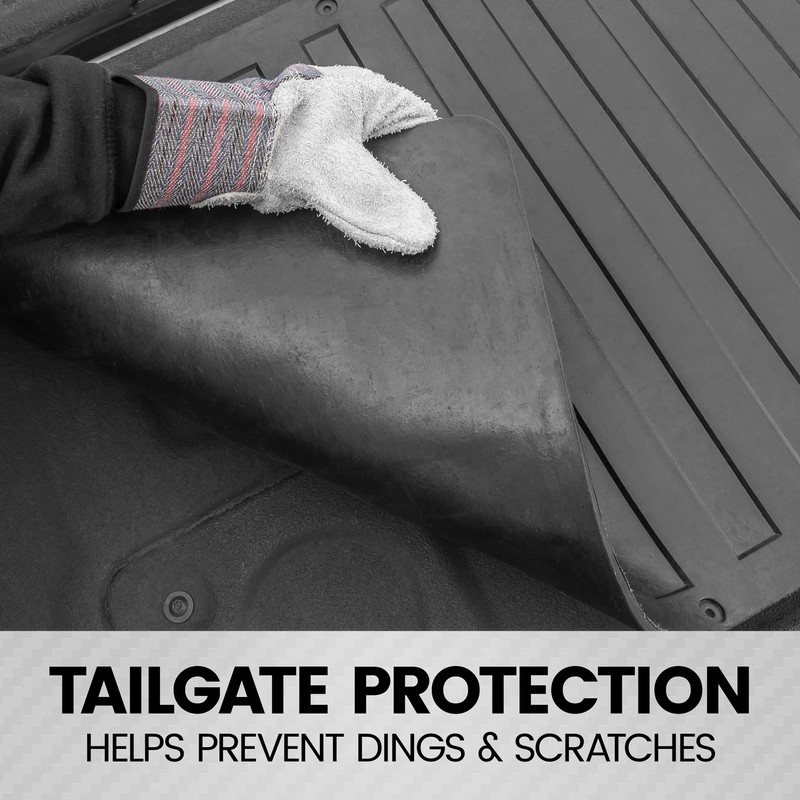 BDK-MT-600A Heavy-Duty Utility Truck Bed Tailgate Mat, 60" x 19.5"