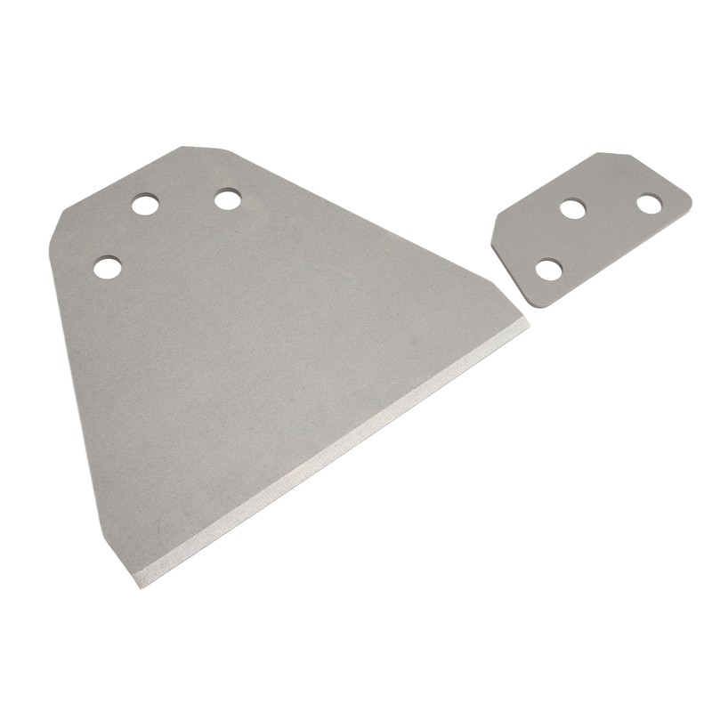 6in Floor Scraper Bit Spring Steel Round Shank 2 Grooves