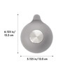OXO Good Grips Silicone/Stainless Steel Tub Stopper, Grey