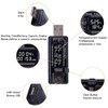 LeHang USB Voltmeter Ammeter 3-20V Accessories Capacity Tester Electrical Black
