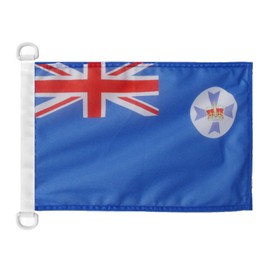 Queensland NAUTICAL Flag 18'' x 12'' - Australia - Queenslander flags 30 x 45 cm - Banner 12x18 in for boat - AZ FLAG
