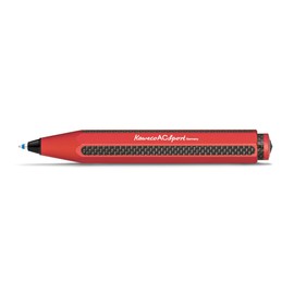 Kaweco AC SPORT Ball Pen Red I Retractable Ballpoint Pen with Standard D1 Refills in a Tin Box I Aluminium Ball Pen 10.5 cm