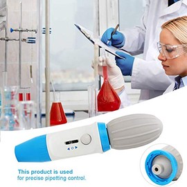 Ausla Pipette Controller, Pipetting Aid, 0.1-100 ml Manual Pipetting Aid Liquid Handling Quantitative Tool Laboratory Accessories for Precise Pipetting Control