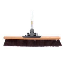 FlexSweep Unbreakable Commercial Push Broom (Contractors 24 Inch) Coarse Bristles