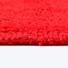 Homescapes Premium Toilet Mat, Red, Cotton Bath Mat 50 x