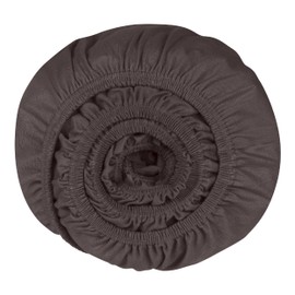 Schiesser Fitted Sheet Finni Flannelette 90 x 200 cm Dark Grey