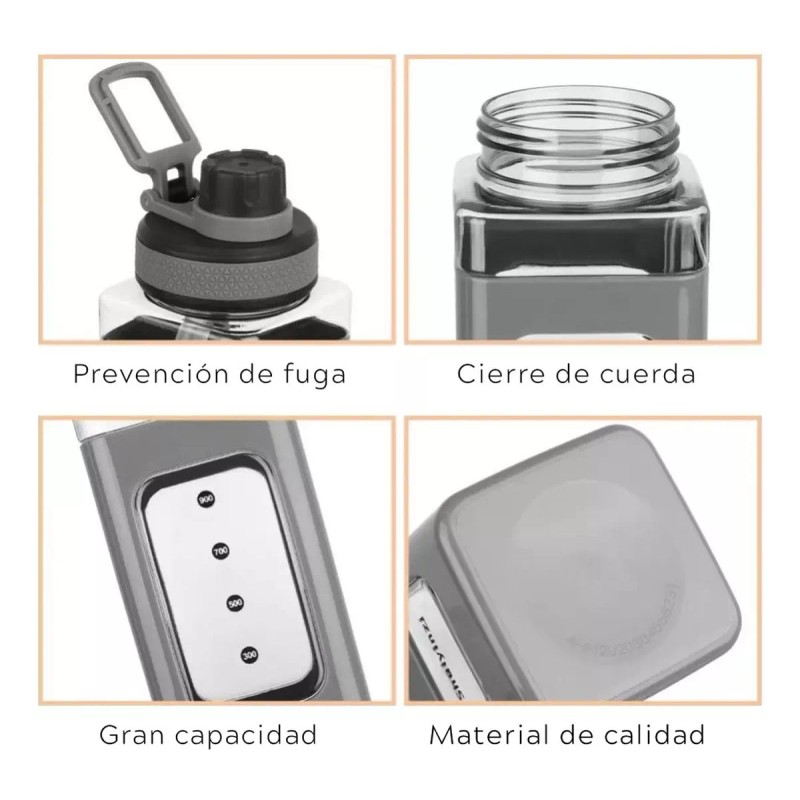 Maíz Botella Cilindro Agua Portatil Popote Deportiva Gym Sport