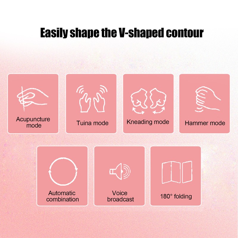 Electric Face Lifting Firming Device V-Face Shaping Slimming Vibration Massager