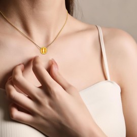 MUNORIAY Softball Necklace for Women: Copper Delicate Sports Jewelry Softball Gift for Athletes Team Players Birthday Christmas (gold)