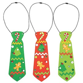 Foam Ugly Christmas Tie Craft Kit - Crafts for Kids and Fun Home Activities
