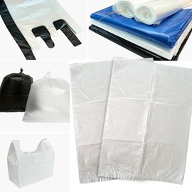 Happy Sale Garbage Bag 20L (Transparent) 100 sheets/flat/plastic bag/recycling bag / 해피세일 쓰레기봉투20L(투명) 100매/평판/비닐봉투/재활용봉투
