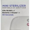 Munchkin UV Mini Pacifier Sterilizer Portable Kills 99% Germs BRAND