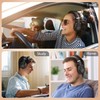 Rebocico Bluetooth headphones, 6 EQ Modes,Bluetooth Headphones Over Ear, 65Hours