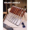 VANSORK 10-Piece Wood Chisel Set with Wooden Box for Woodworking,