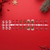 Gingerbread Man Short Square False Nails Christmas Press on Nails
